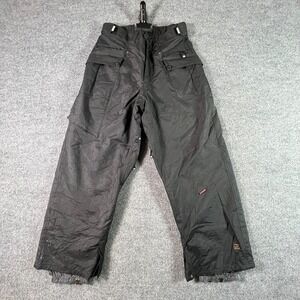 Allyance Pants Mens Medium Black Waterproof Breathable Coating Outdoor Cargo